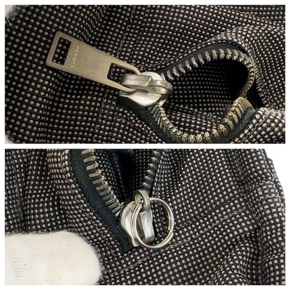 Hermes Canvas Herline MM Tote Bag - Picture 6 of 10